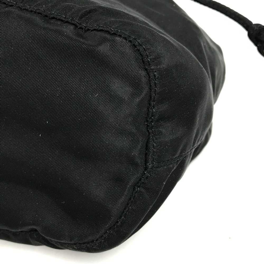 PRADA Makeup Pouch, Multi-purpose Cosmetic Logo Drawstring Triangle Logo, Pla... - Picture 6 of 13